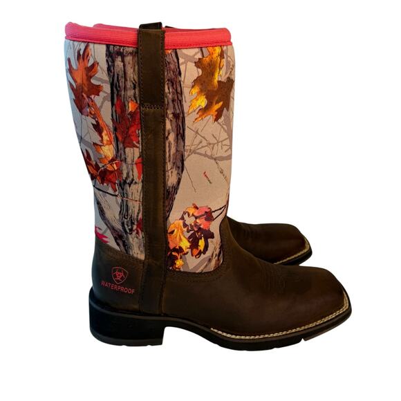 ARIAT FATBABY ALL WEATHER WATERPROOFWESTERN BOOTS WOMEN'S SIZE 7.5 - Picture 1 of 10